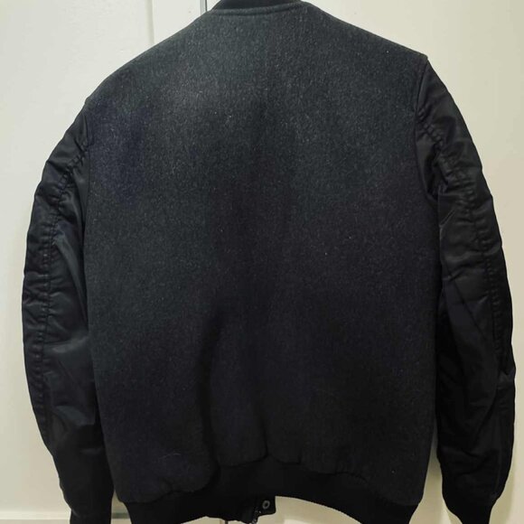 Jack and Jones Black Bomber Sz Small - Picture 3 of 3
